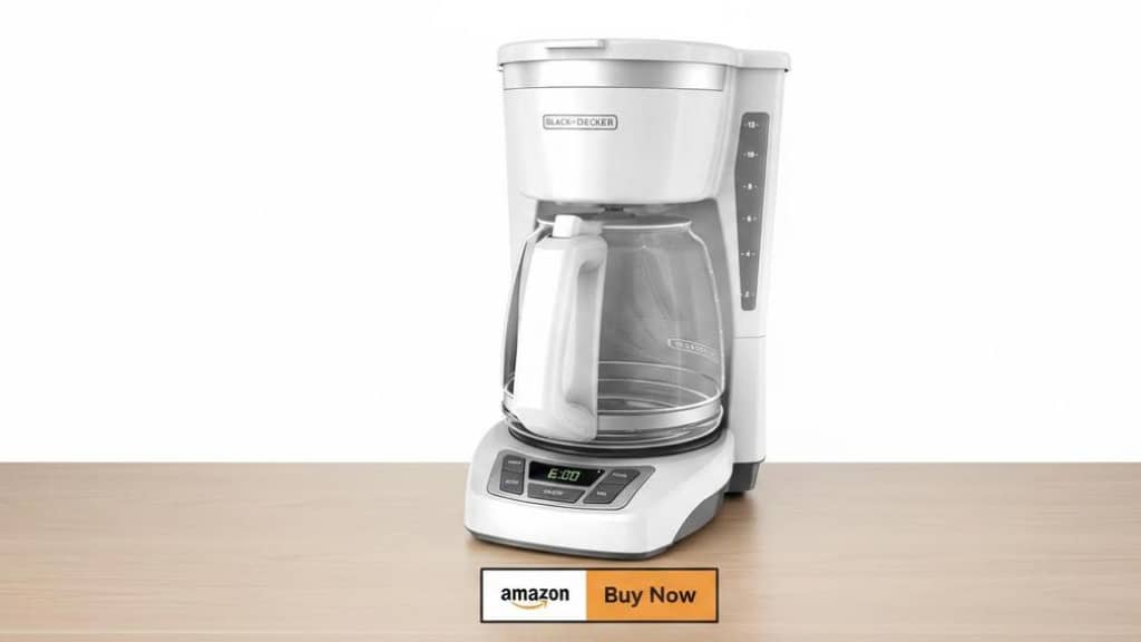BLACK+DECKER 12-Cup Digital Coffee Maker, CM1160W